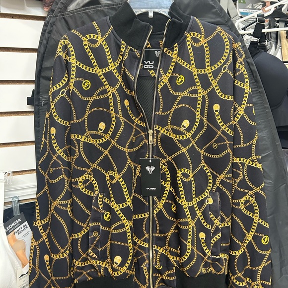 Versace Black and Gold Men's Jacket